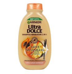 GARNIER - ULTRA DOLCE SHAMPOO LATTE DI VANIGLIA E POLPA DI PAPAYA 250ML